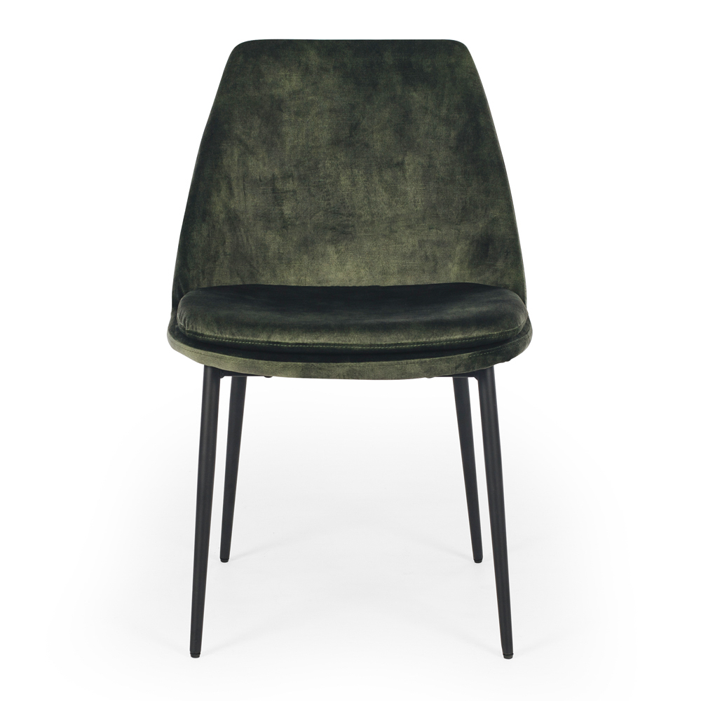 Mia Dining Chair - Green Moss Velvet